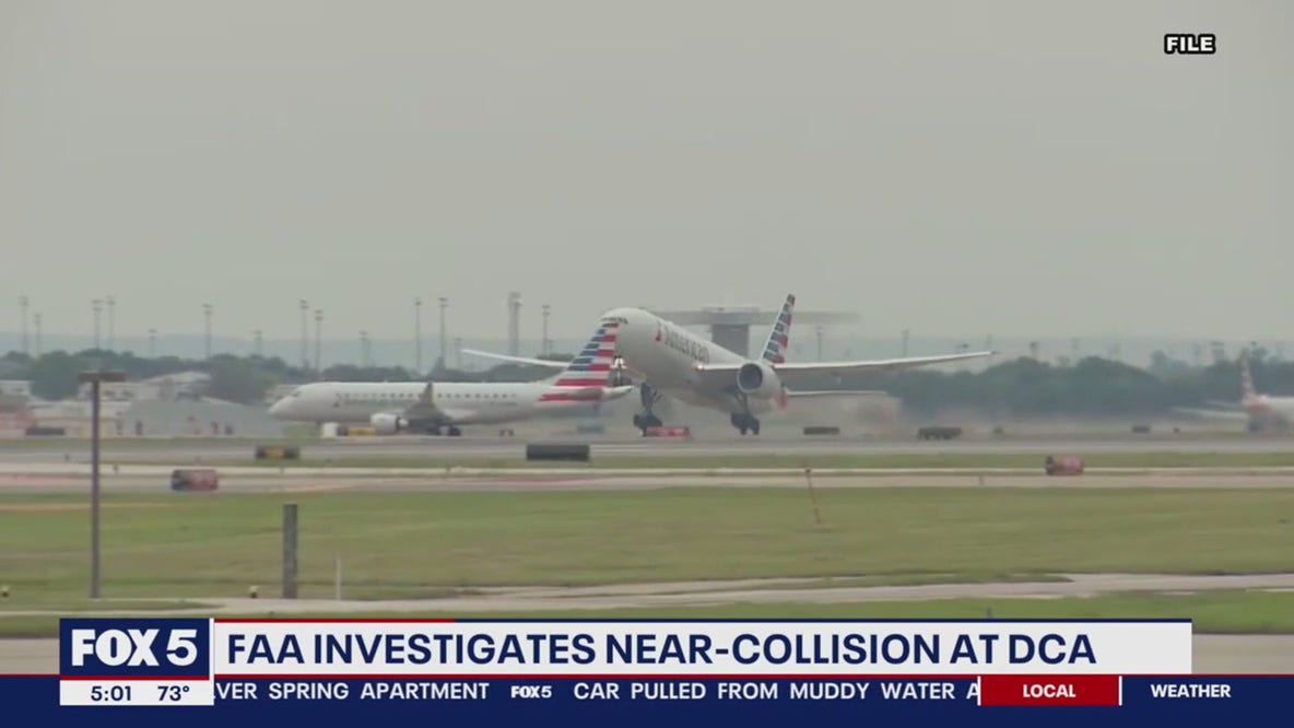 FAA investigating near-collision at Reagan National Airport